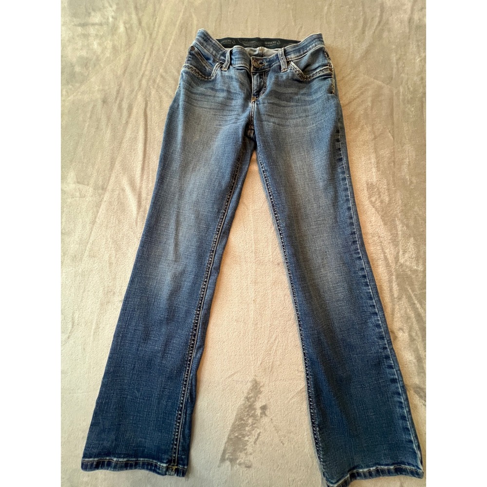 Wrangler Shiloh Ultimate Riding Jean Womens 3x32 Blue No Gap Waistband